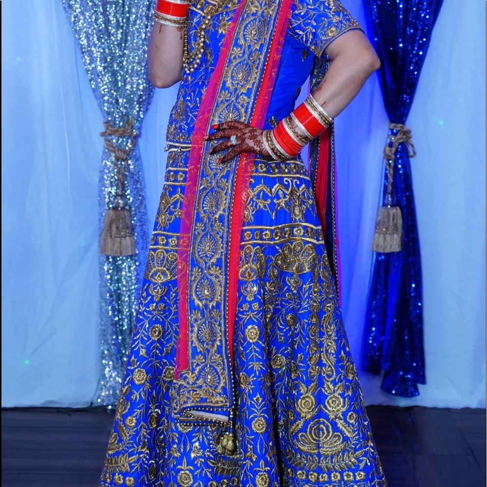 bridal party wear lehnga